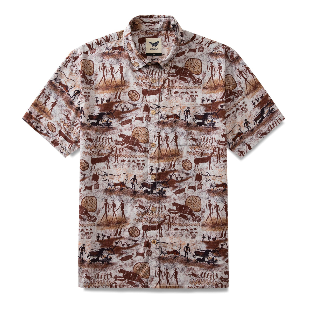 Men's Dawn of Artistry Cotton Hawaiian Shirt