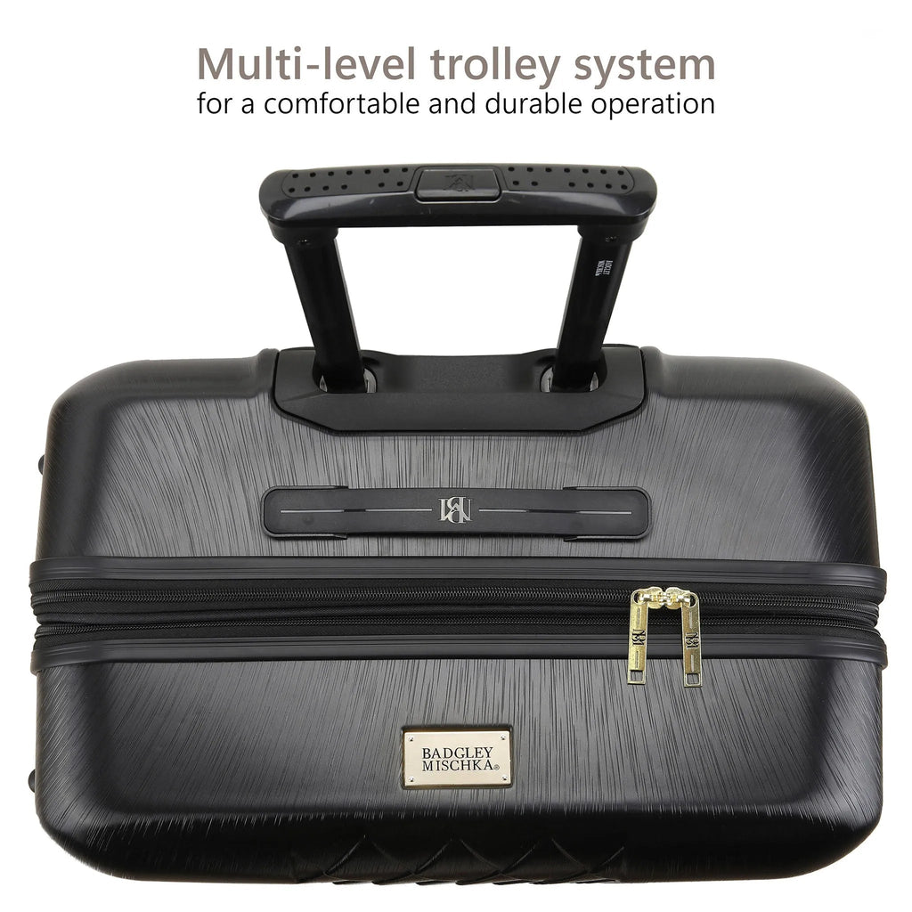 BADGLEY MISCHKA Diamond 3-Piece Expandable Spinner Luggage Set