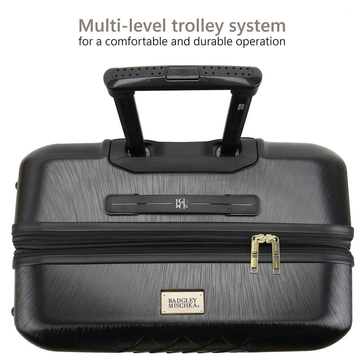 BADGLEY MISCHKA Diamond 3-Piece Expandable Spinner Luggage Set