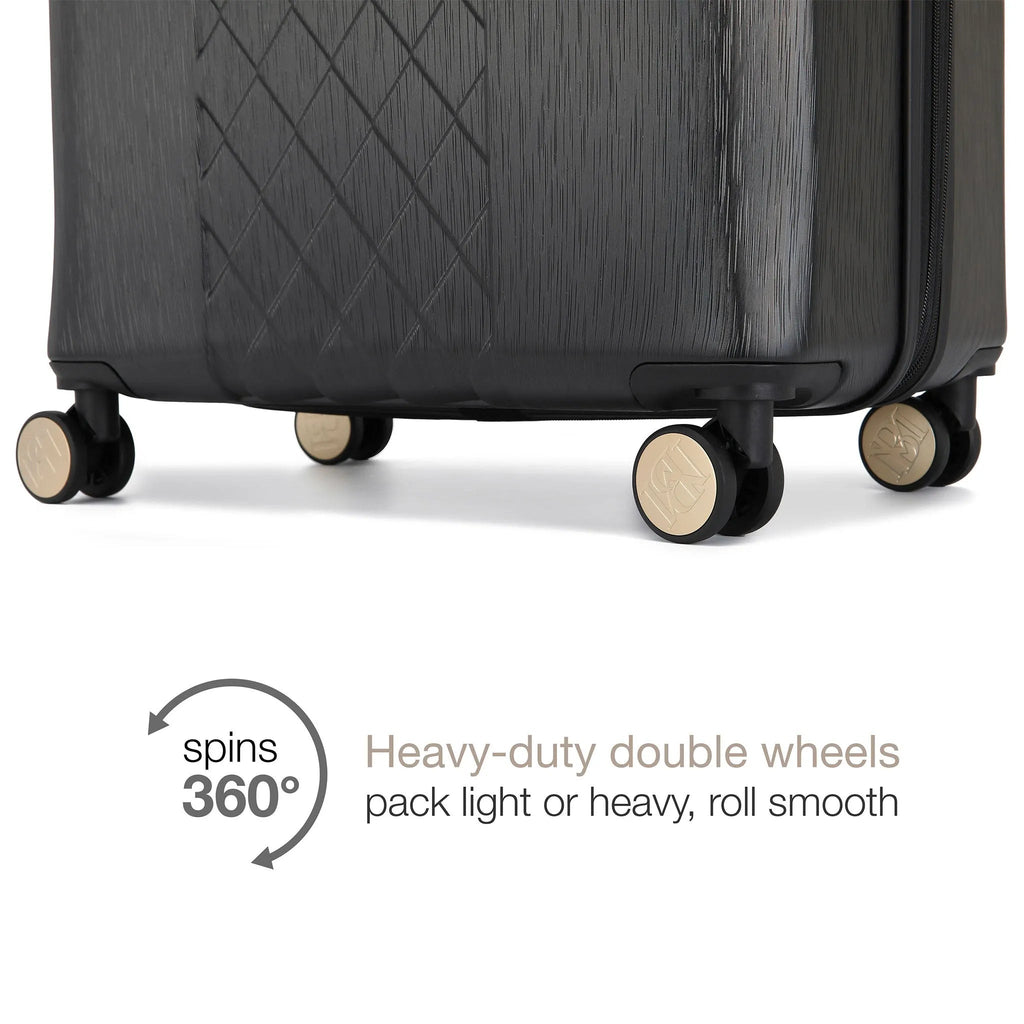 BADGLEY MISCHKA Diamond 3-Piece Expandable Spinner Luggage Set