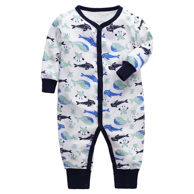 Baby Long-Sleeve Zip-Up Footed Sleeper