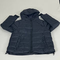 DKNY Boys’ Insulated Quilted Puffer Parka — Black, Large