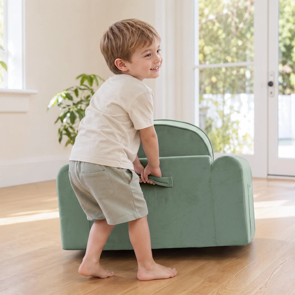 Tiny Land GentleSnug Kids' Convertible Sofa & Lounger
