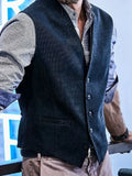 Men's Plus Size Button-Down Vest