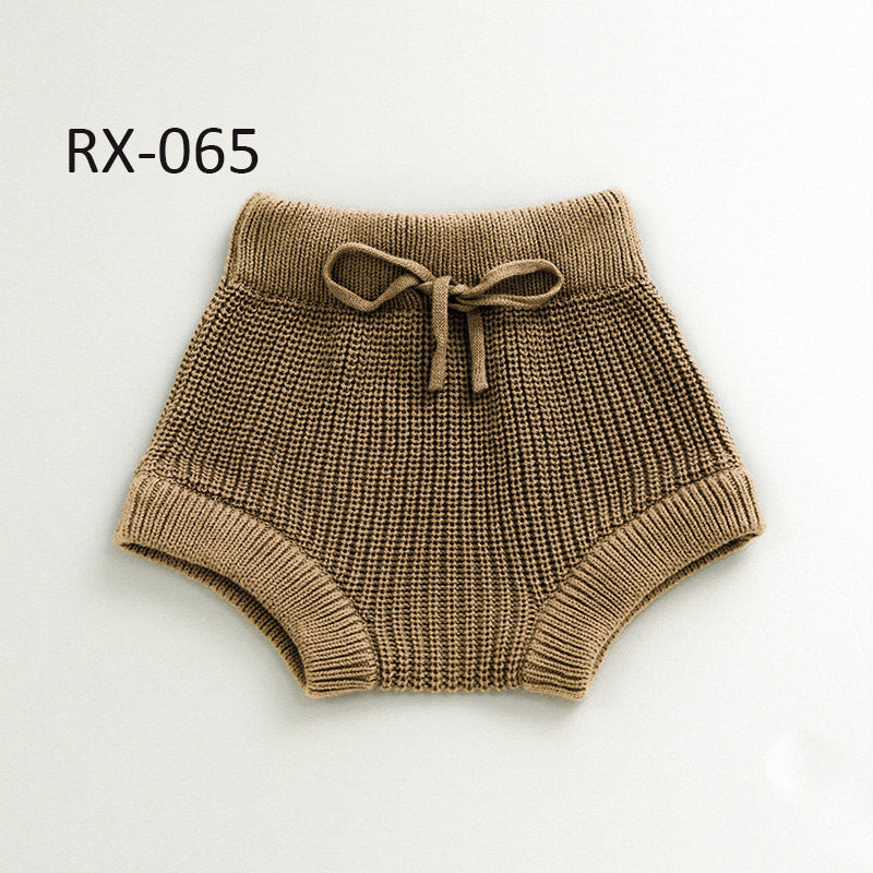 Baby Cotton Knit Shorts – Solid Colors