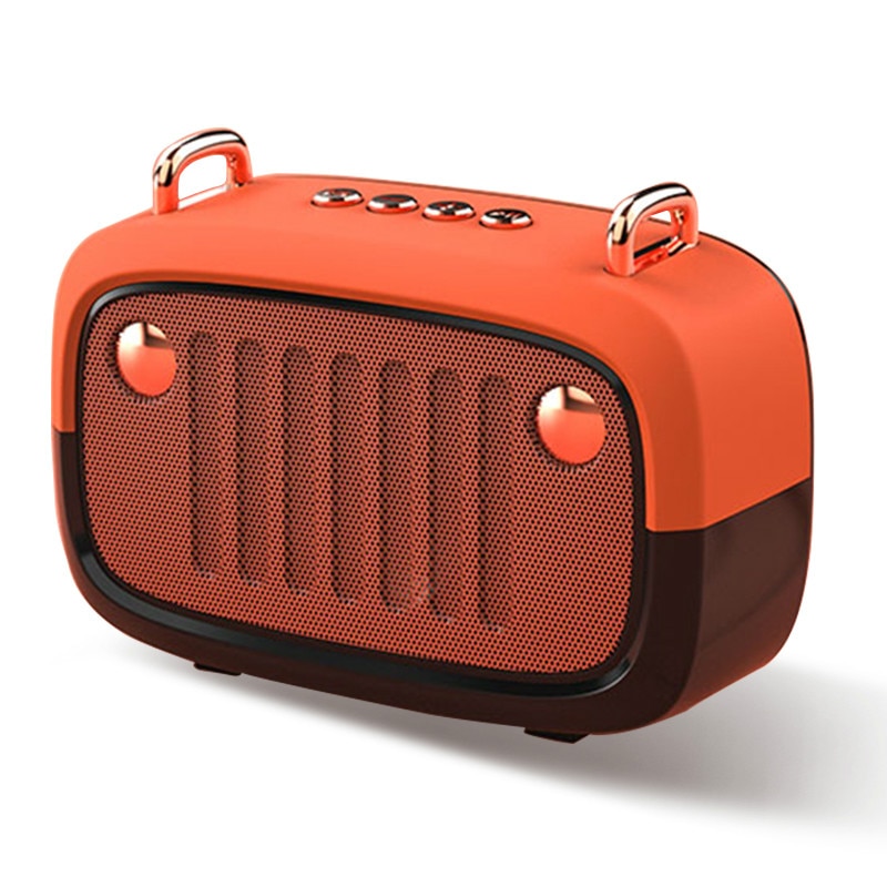 Vintage-Style Bluetooth 5.0 Speaker with FM Radio & USB