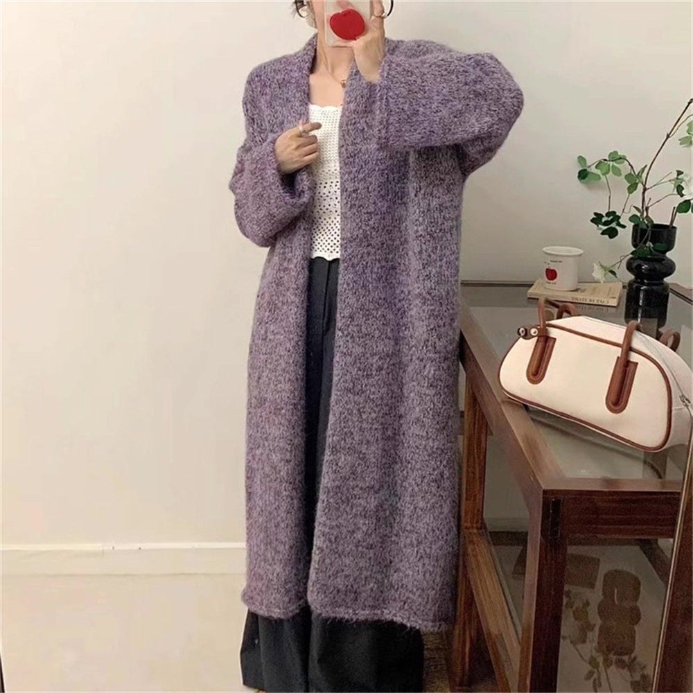 Longline Open-Front Sweater