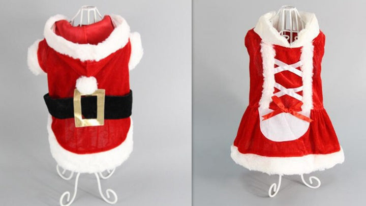 Christmas Dog Vest & Winter Outfit for Small Dogs
