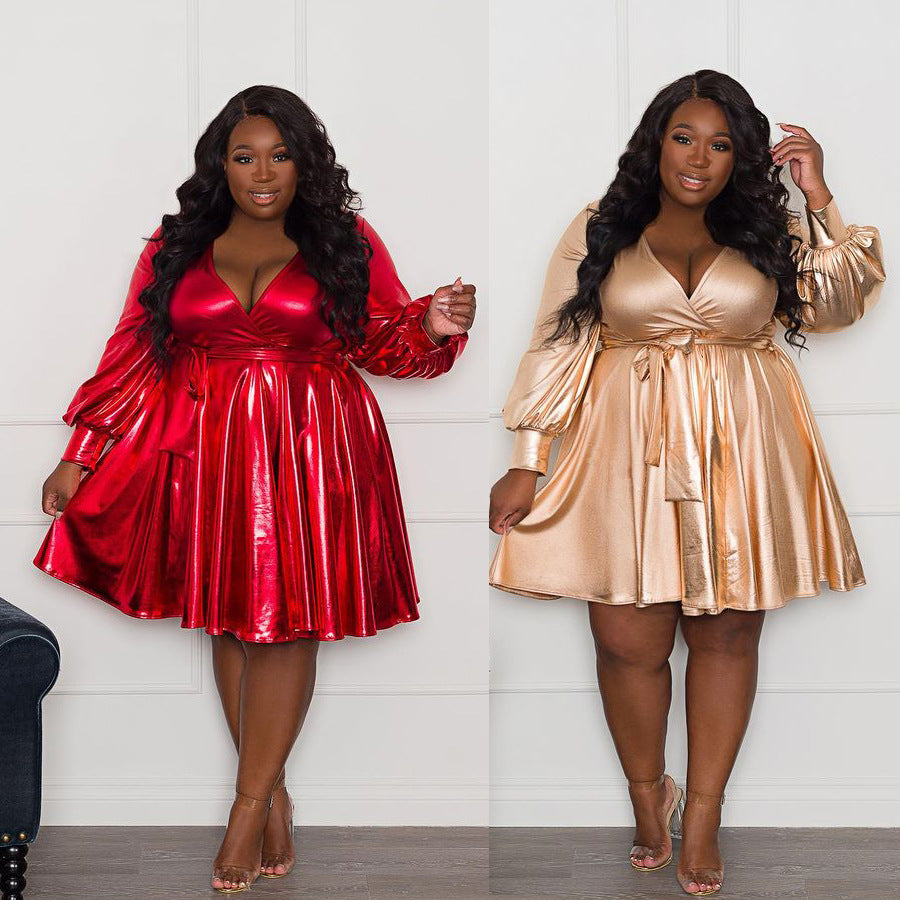 Women's Plus Size Lace Dress