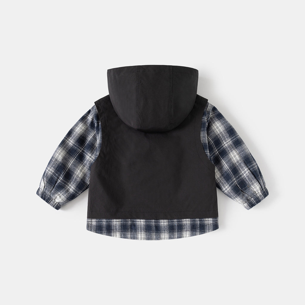 Two-Piece Patchwork Jacket for Toddler