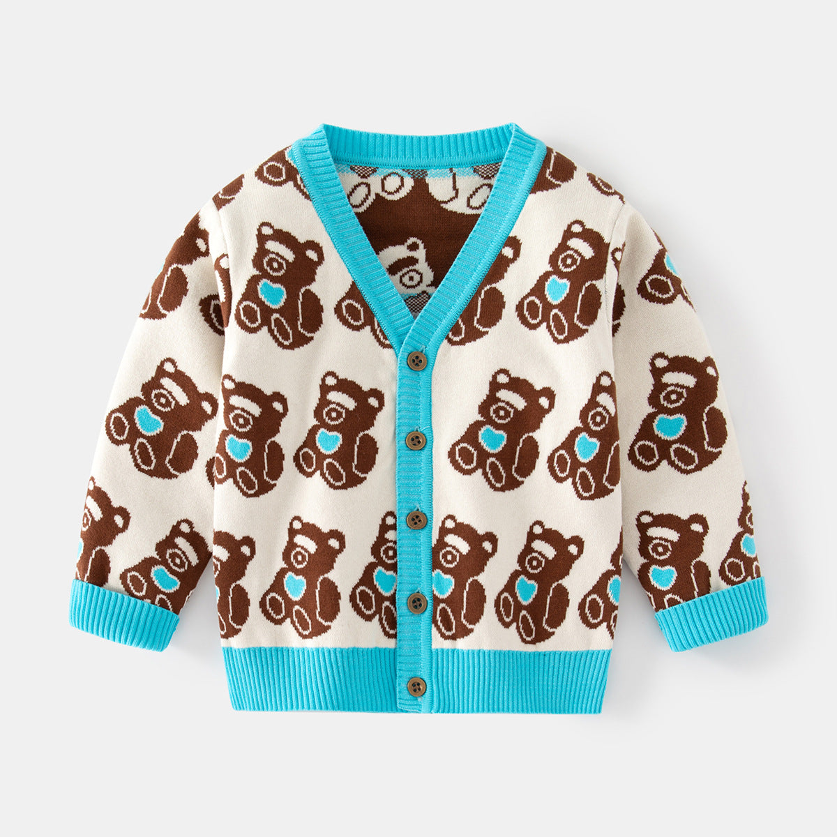 Kids’ Single-Breasted Wool Sweater