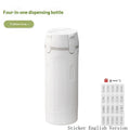 4-in-1 Refillable Travel Toiletry Dispenser