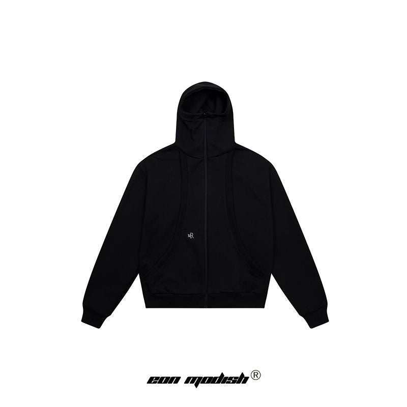 Street  High Street Simple Loose Hoodie Cardigan
