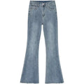 Women's Plus Size High-Waist Stretch Denim Pants