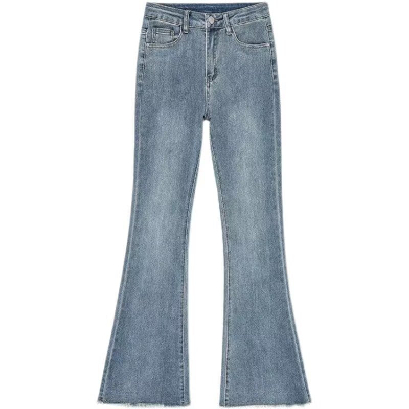 Women's Plus Size High-Waist Stretch Denim Pants