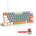 63-Key Compact RGB Wired Mechanical Gaming Keyboard