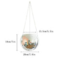 Hanging Disco Ball Flower Planter
