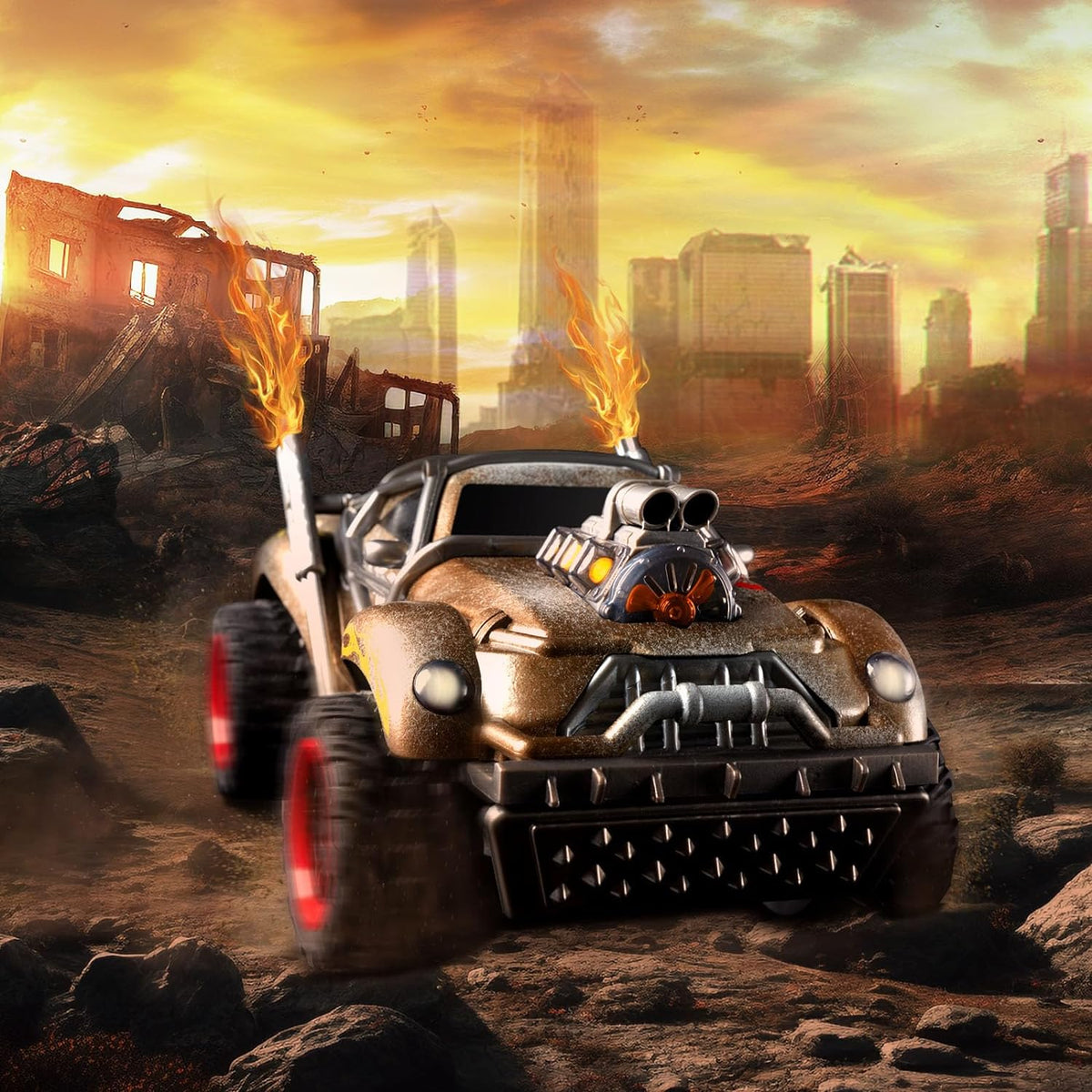 1:14 Scale Wasteland RC Car – Gold