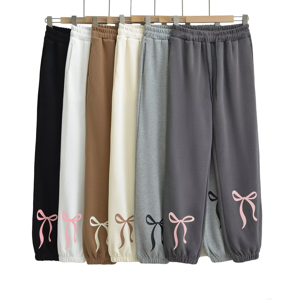 Bow-Print Leggings
