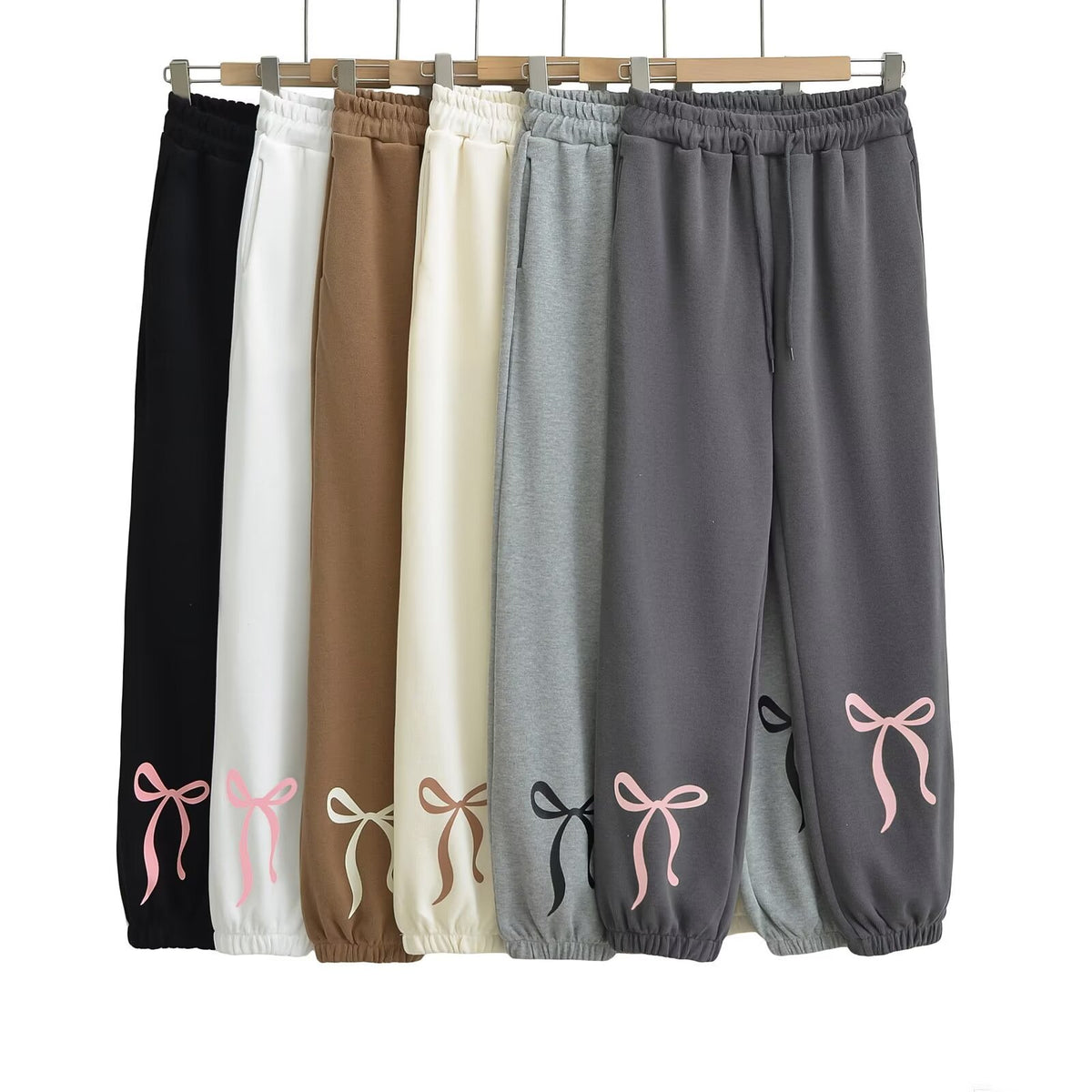 Bow-Print Leggings