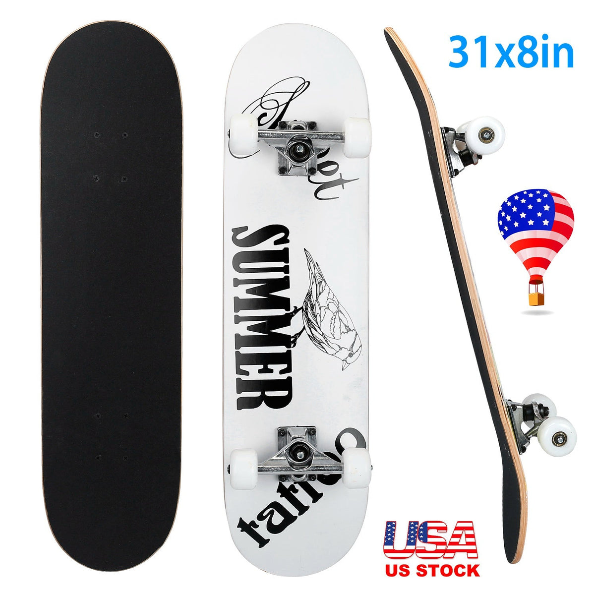GBruno 31 x 8-Inch Complete Skateboard