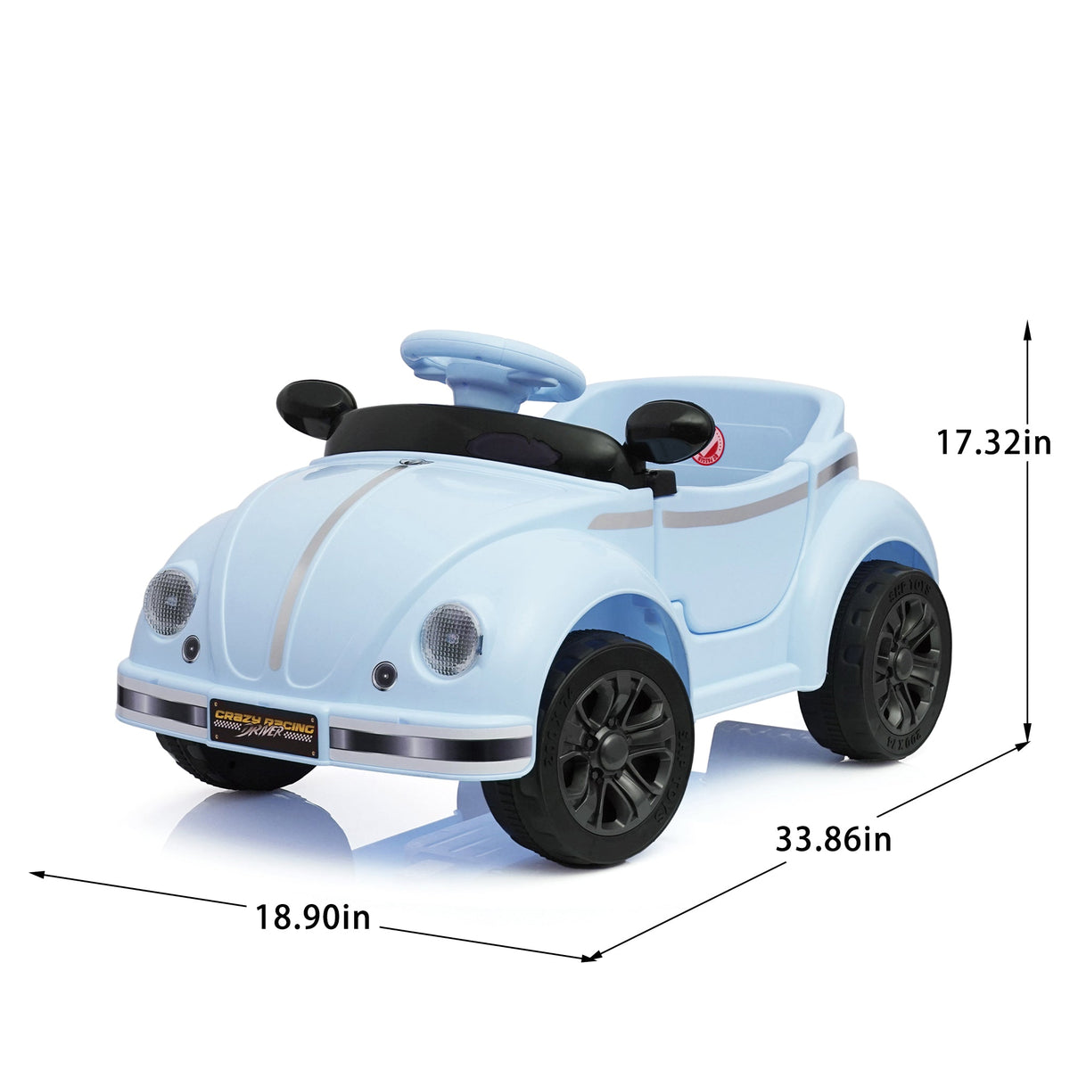 12V Kids’ Ride-On Car with Remote Control & Bluetooth