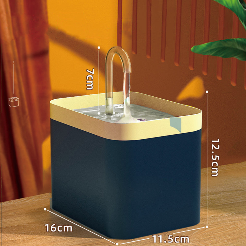 Automatic Cat Water Fountain Auto Filter USB Electric Mute Cat Drinker Bowl 1.5L Recirculate Filtring Drinker