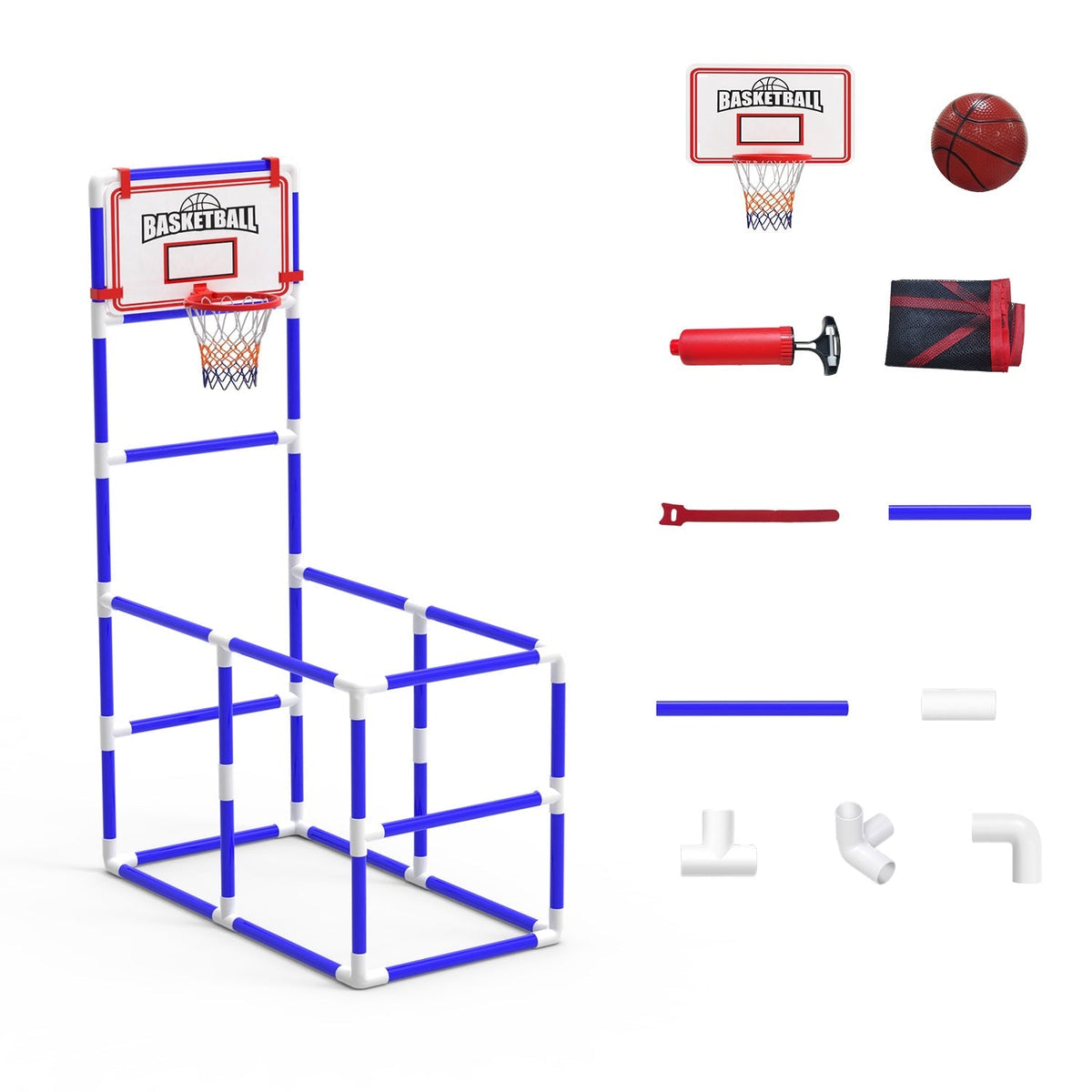 Kids' Adjustable Basketball Arcade Game Set