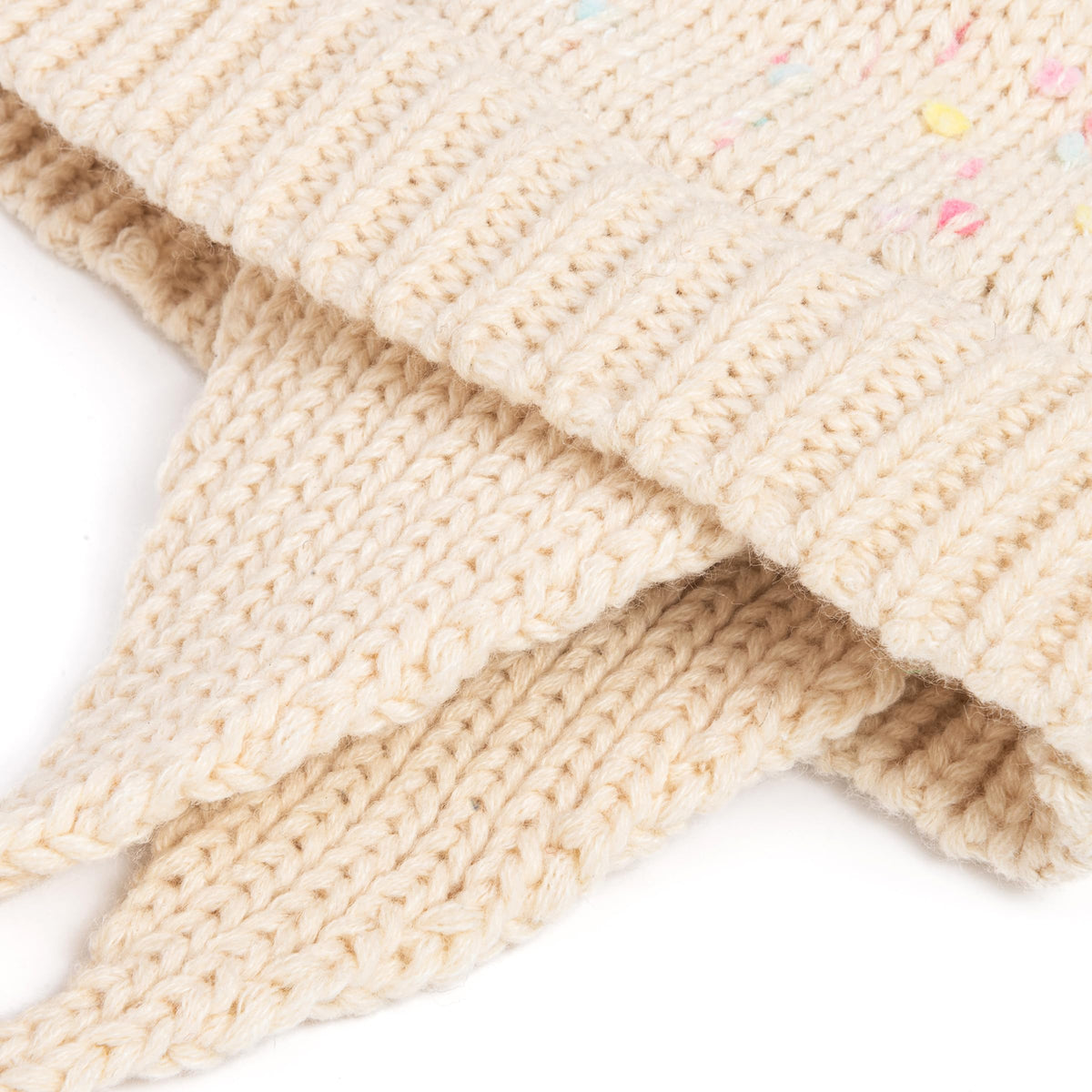 Kids’ Knit Earflap Beanie with Ties, Ages 2–6