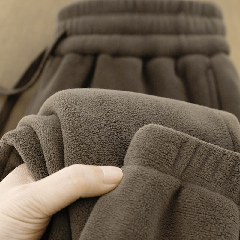 Men's Fleece-Lined Ankle-Tie Sweatpants