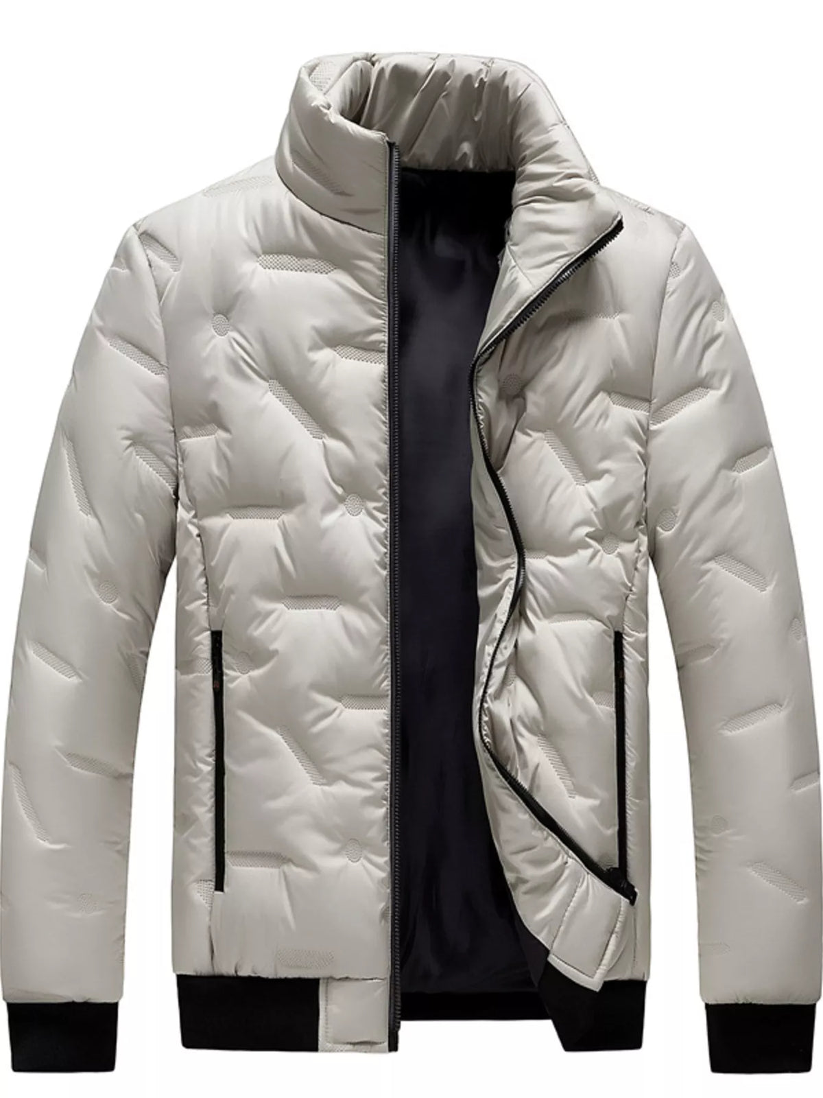Men's Plus Size Padded Puffer Jacket