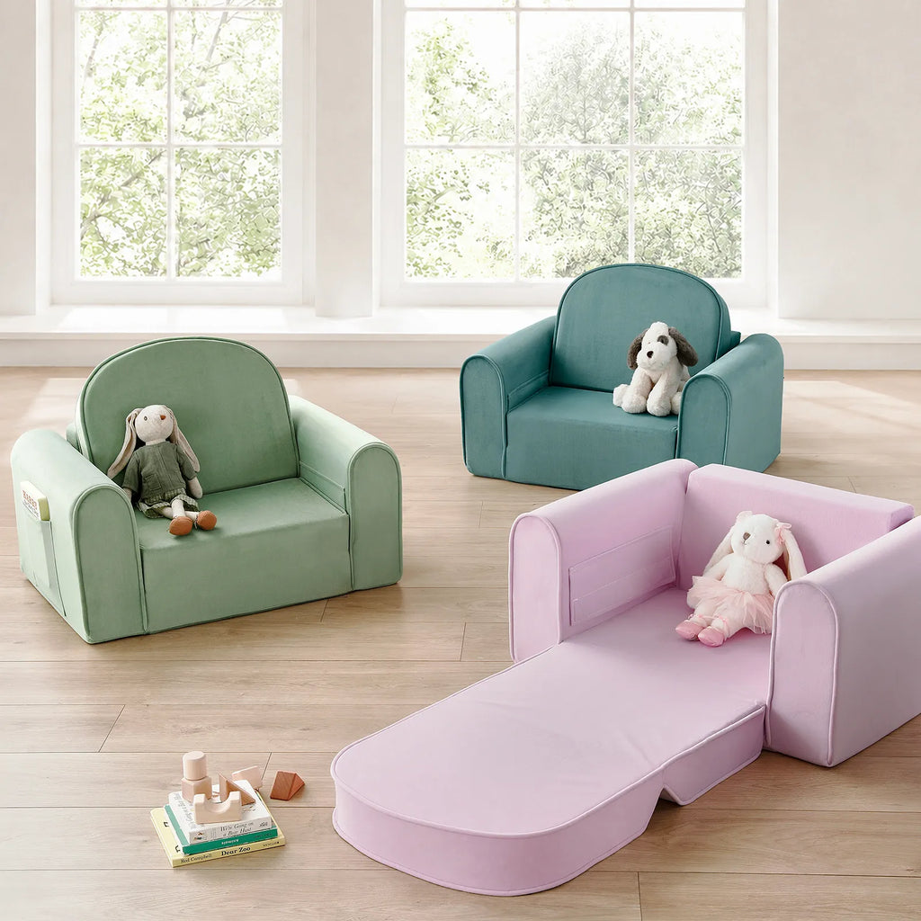 Tiny Land GentleSnug Kids' Convertible Sofa & Lounger