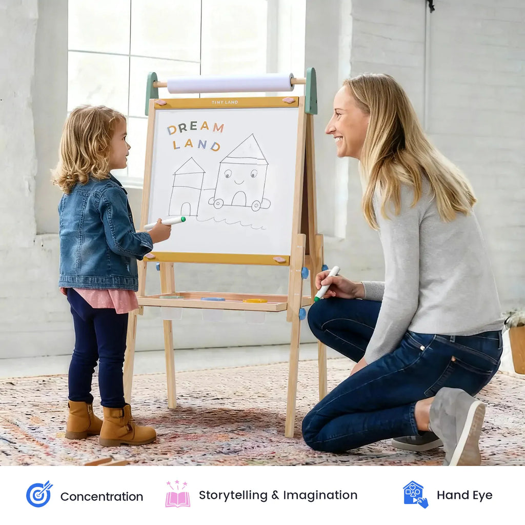 Tiny Land 3-in-1 Art Easel for Kids