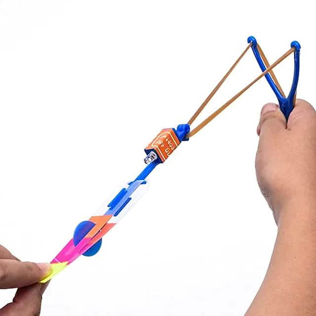 LED Arrow Rocket Helicopter Flying Toys, 10 Pieces
