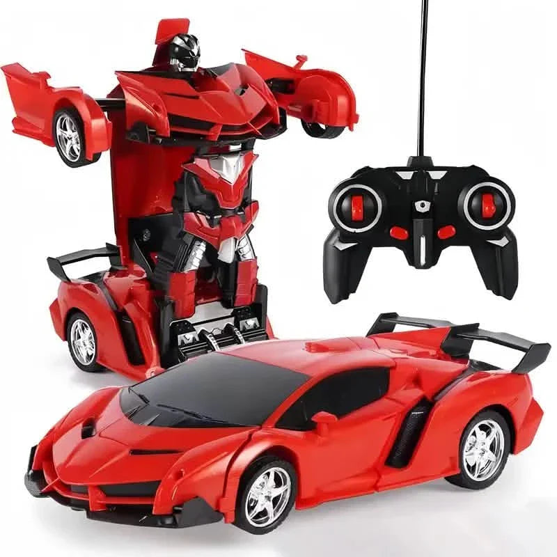 1:18 Transforming RC Robot Car with LED Lights