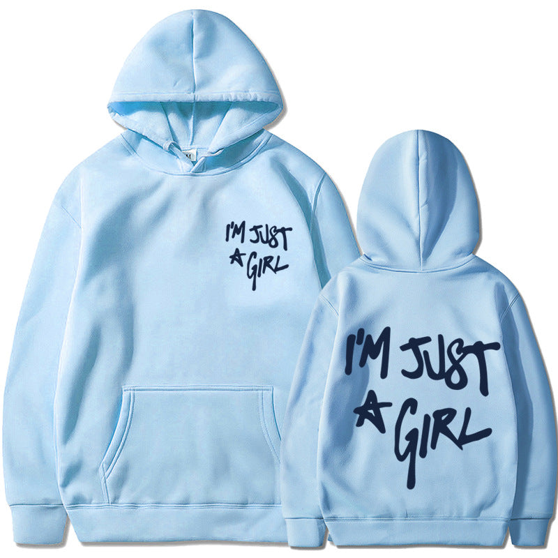 Women's Plus Size Letter-Print Zip Hoodie
