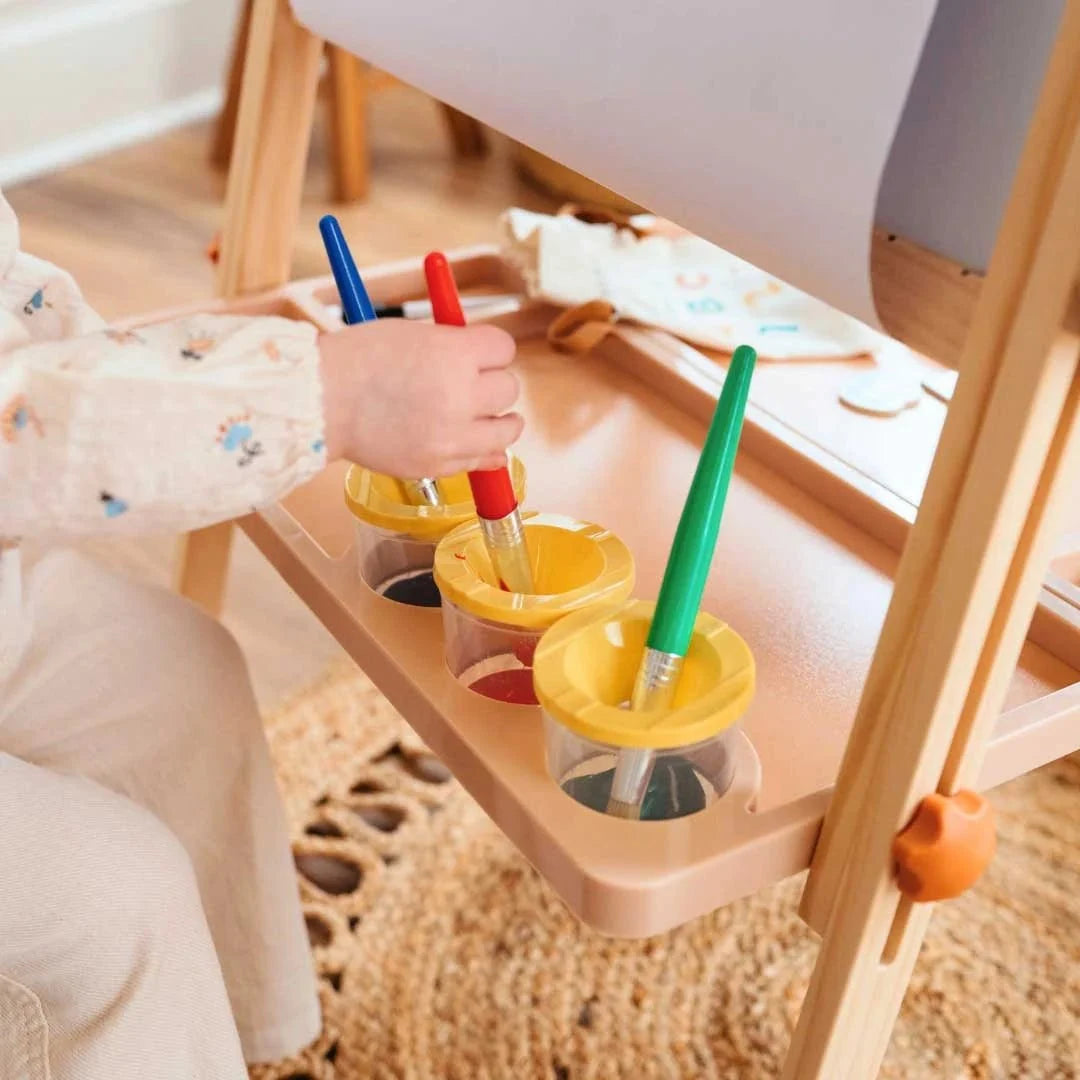 Tiny Land Caramel Magnitales Adjustable Double-Sided Kids' Easel