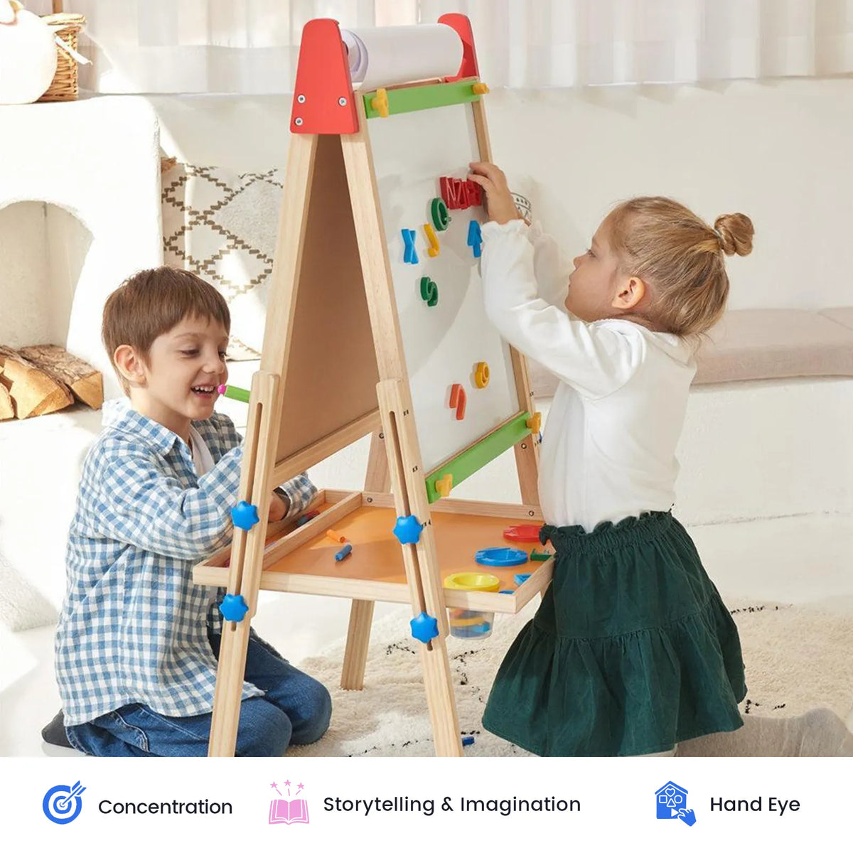 Tiny Land 3-in-1 Art Easel for Kids
