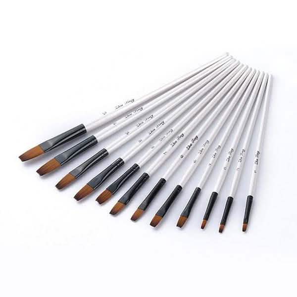 Artist Watercolor Brush Set, 12 Pieces