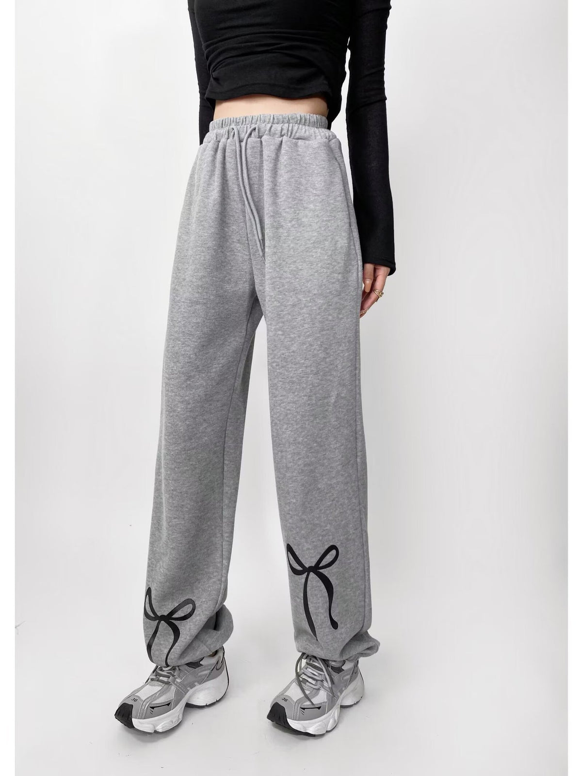 Bow-Print Leggings