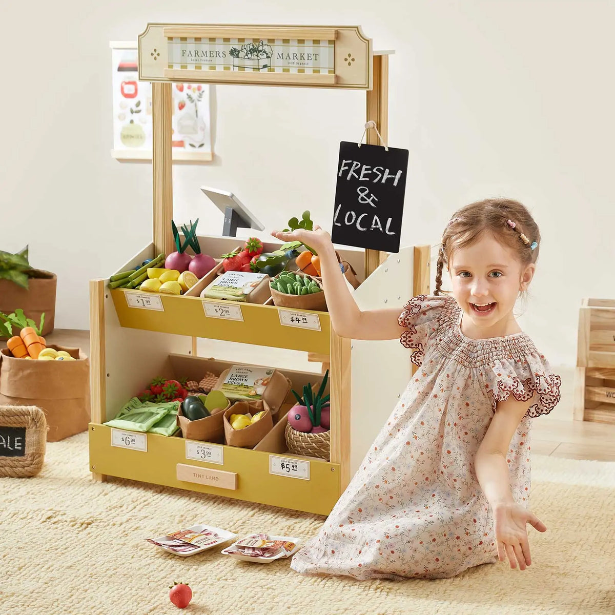 Tiny Land Kids’ Grocery Store Playset