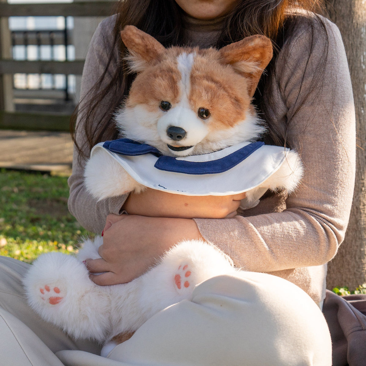 Corgi Plush Backpack