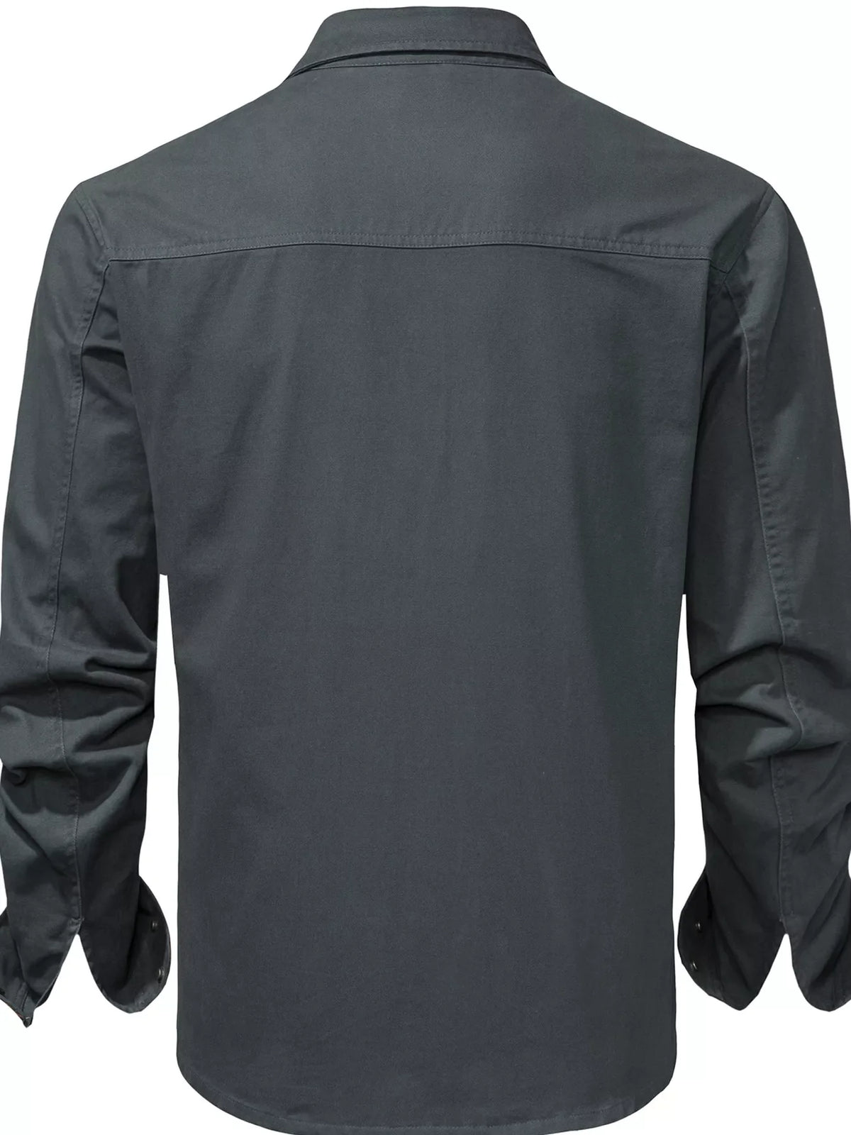 Men's Long-Sleeve Pocket Button-Down Shirt