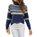 Women's Mock-Neck Knit Sweater
