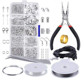 Jewelry-Making & Repair Starter Kit for Earrings & Necklaces