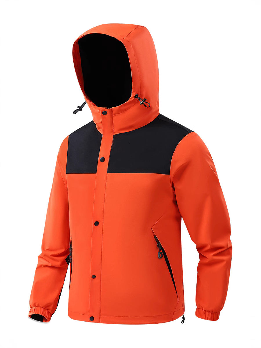 Unisex Plus Size Waterproof Hiking Jacket