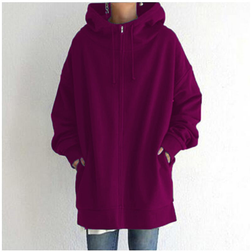 Women's Plush-Lined Zip Hoodie