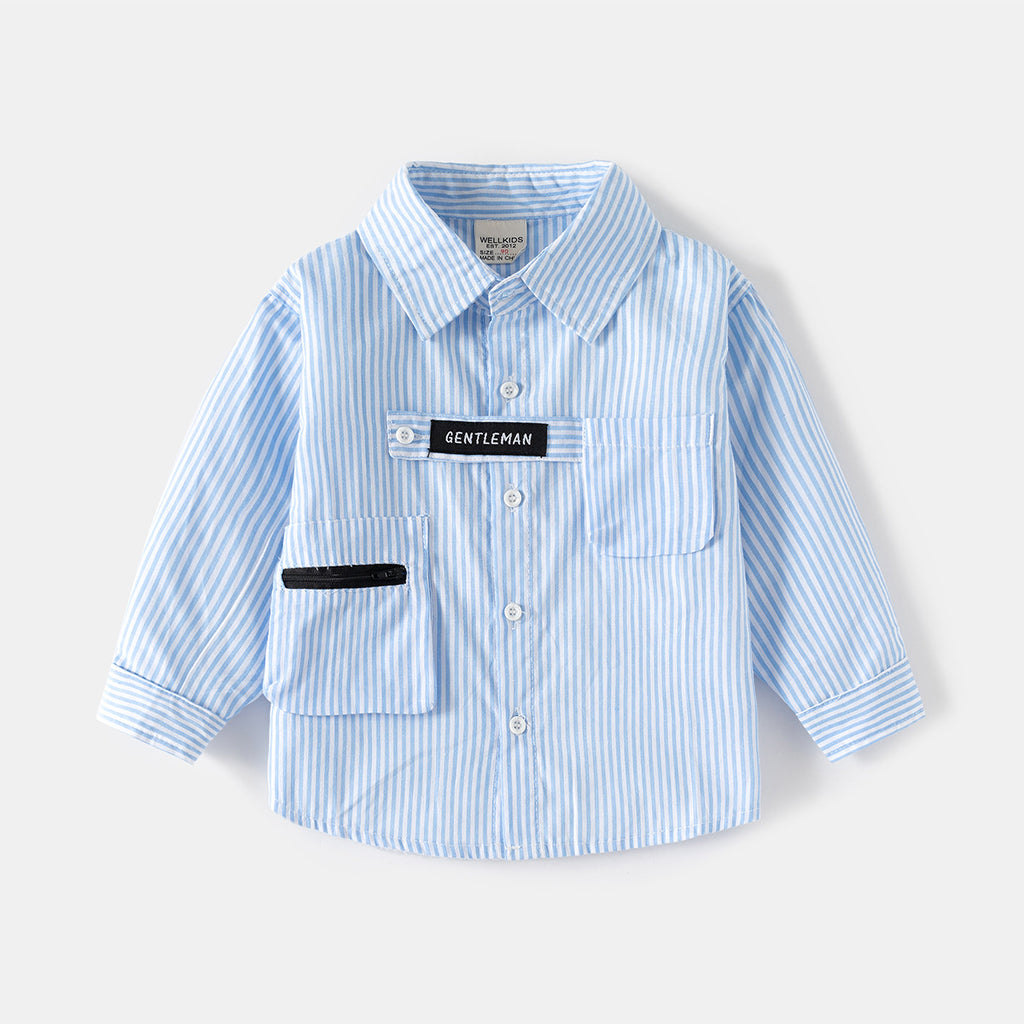 Long Sleeve Shirt Children's Cotton Shirt, Kids Blouse