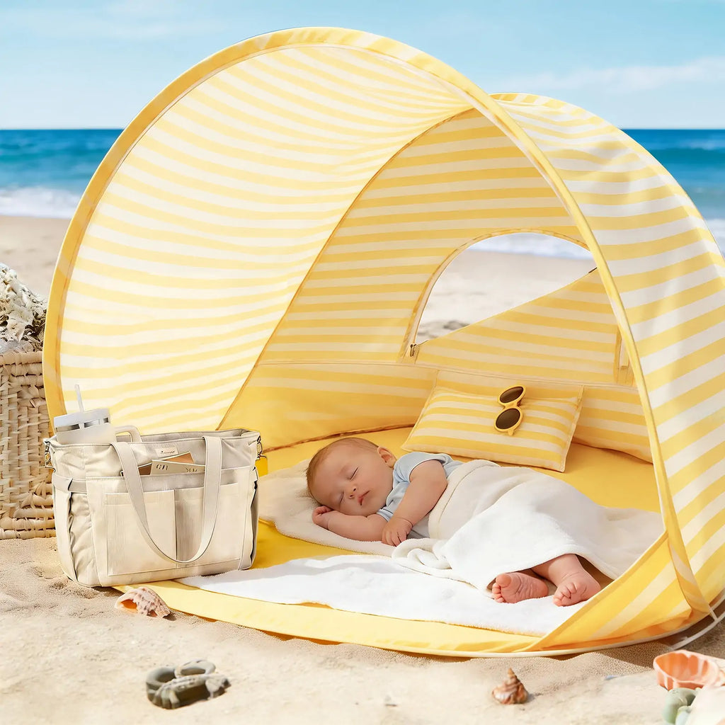 Tiny Land Beach Tent & Sand Toy Set for Kids
