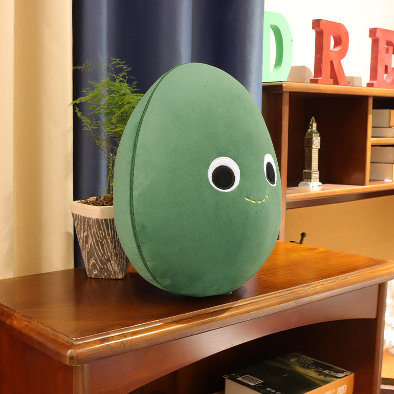 Avocado Plush Pillow Toy — 35 × 20 cm